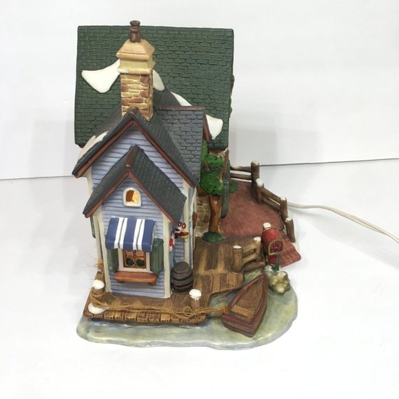 2003 Harborside Village Limited Edition Christmas House LIGHTED - Picture 2 of 16